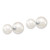 Image of 10-12mm Majestik Sterling Silver Rhodium-plated 10-11mm and 11-12mm White with White Simulated Pearl Front Back Post Earrings Image of 10-12mm Majestik Sterling Silver Rhodium-plated 10-11mm and 11-12mm White with White Simulated Pearl Front Back Post Earrings