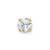 Image of 6mm 14K Yellow Gold Single Stud Diamond Earrings XA9AA-S
