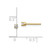Image of 2.4mm 14k Yellow Gold .10ct. I2 K-L Diamond Stud Push-on Post Earrings Image of 2.4mm 14k Yellow Gold .10ct. I2 K-L Diamond Stud Push-on Post Earrings