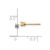 Image of 2.7mm 14k Yellow Gold .15ct. I2 K-L Diamond Stud Push-on Post Earrings