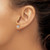 Image of 4.6mm 14k White Gold .85ct SI3 G-I Diamond Stud Thread on/off Post Earrings