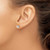 Image of 5mm 14k White Gold 1.00ct SI3 G-I Diamond Stud Thread on/off Post Earrings