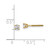 Image of 3.2mm 14k Yellow Gold .25ct. VS2/SI1 G-I Diamond Stud Thread on/off Post Earrings