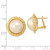 Image of 13-14mm 14K Yellow Gold 13-14mm White Mabe Saltwater Cultured Pearl Omega Back Earrings XMP97