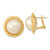 Image of 13-14mm 14K Yellow Gold 13-14mm White Mabe Saltwater Cultured Pearl Omega Back Earrings XMP97
