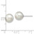 Image of 8-9mm 14K White Gold 8-9mm Round Grey Saltwater Akoya Earrings