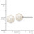 Image of 7-8mm 14k White Gold 7-8mm White Round Freshwater Cultured Pearl Stud Post Earrings