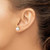 Image of 10k Yellow Gold 7-8mm White Round Freshwater Cultured Pearl Stud Post Earrings