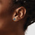 Image of 6-7mm 14k White Gold 6-7mm Black Button Freshwater Cultured Pearl Stud Post Earrings