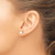Image of 6-7mm 14K Yellow Gold 6-7mm White Button Freshwater Cultured Pearl Stud Post Earrings