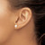 Image of 7-8mm 14K Yellow Gold 7-8mm White Round Saltwater Akoya Cultured Pearl Diamond Post Earrings