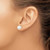 Image of 10-10.5mm Sterling Silver Rhodium-plated 10-11mm White Freshwater Cultured Button Pearl Earrings