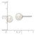Image of 6.16mm Sterling Silver Madi K Rhodium-plated 6-7mm White Round Freshwater Cultured Pearl Childrens Stud Earrings