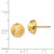 Image of 9mm 14K Yellow Gold Madi K Polished & Diamond-Cut 9mm Button Post Earrings