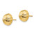 Image of 10mm 14K Yellow Gold Madi K Polished & Diamond-Cut 10mm Button Post Earrings