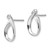 Image of 17mm White Ice Sterling Silver Rhodium-plated Diamond Post Earrings QW253