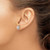 Image of 10.3mm White Ice Sterling Silver Rhodium-plated Diamond Star Post Earrings QW424