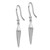 Image of 32mm White Ice Sterling Silver Rhodium-plated Diamond Shepherd Hook Dangle Earrings QW483