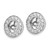 13.5mm True Origin 14K White Gold 1 carat Lab Grown Diamond VS/SI D E F for 6-6.5mm Studs Earrings Jackets