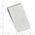 Image of Rhodium-plated Kelly Waters Patterned Edge Money Clip