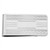 Image of Rhodium-plated Kelly Waters Patterned Edge Money Clip