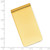 Image of Gold-plated Kelly Waters Polished Rectangle Money Clip
