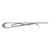 Image of Rhodium-plated Kelly Waters Polished Rectangle Money Clip