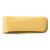 Chisel Stainless Steel Polished Yellow IP-plated Money Clip