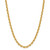 14K Yellow Gold Polished Fancy Knife-edge Rolo Link Necklace