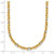 14K Two-tone Gold Polished Link Necklace