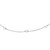 14K White Gold 5-6mm Round White Freshwater Cultured Pearl 7 Station Necklace