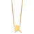 Sterling Silver/Gold-plated Alaska State Necklace