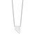Sterling Silver/Rhodium-plated Nevada State Necklace