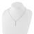 White Ice Sterling Silver Rhodium-plated 18 Inch Diamond Necklace with 2 Inch Extender QW463-18
