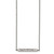 Image of Chisel Stainless Steel Polished and Enameled with CZ ENJOY THE LITTLE THINGS Bar on a 16 inch Cable Chain with a 2 inch Extension Necklace