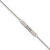 Image of Chisel Stainless Steel Polished and Enameled with CZ ENJOY THE LITTLE THINGS Bar on a 16 inch Cable Chain with a 2 inch Extension Necklace