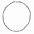 Edward Mirell Titanium Brushed Cable & Polished Link Necklace EMN149-22.5
