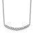 14K White Gold True Origin Lab Grown Diamond VS/SI, D E F, Pendant with Chain Necklace
