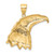 10k Yellow Gold Eagle Head Pendant