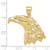 10k Yellow Gold Eagle Head Pendant