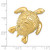 Image of 14K Yellow Gold Turtle Slide Pendant