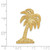Image of 14K Yellow Gold Palm Tree Slide Pendant
