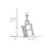 Image of 14k White Gold Rhodium-plated Diamond Letter H Initial Pendant