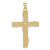 Image of 14K Yellow Gold w/Rhodium HOPE FAITH LOVE BELIEVE Cross Pendant