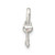 Image of Sterling Silver Pink CZ Key Kids Pendant