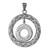 Image of Sterling Silver Ruthenium & Rhodium-plated Diamond-cut Pendant