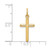 Image of 14K White Gold Cross Pendant C4834W
