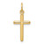 Image of 14K White Gold Cross Pendant C4834W