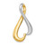 Image of 14k Two-tone Gold Slide Pendant SL545