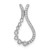 Image of 14k White Gold Diamond Chain Slide Pendant PM8502-015-WA